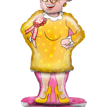Globo de helio Muñeca Sarah 90cm