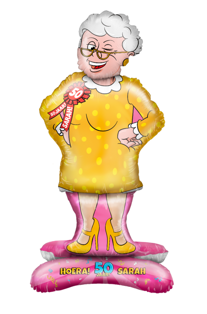 Globo de helio Muñeca Sarah 90cm
