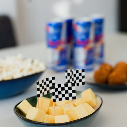 Formule 1 Cocktailprikkers Race 6cm 50st van WeFiesta koop je bij Partywinkel