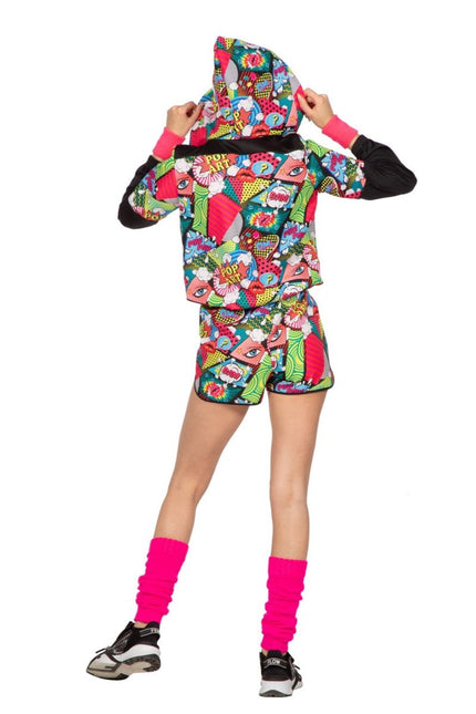 Fout Trainingspak Pop - Art Kort Dames van Wilbers & Wilbers koop je bij Partywinkel