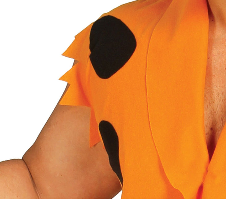 Fred Flintstone Kostuum Zwart Oranje Heren - Partywinkel - 8434077809860