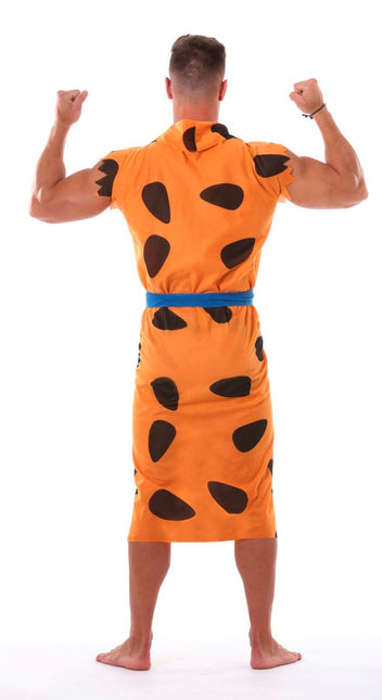 Fred Flintstone Kostuum Zwart Oranje Heren - Partywinkel - 8434077809860