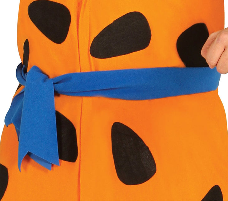 Fred Flintstone Kostuum Zwart Oranje Heren - Partywinkel - 8434077809860