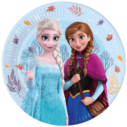 Frozen Borden 23cm 8st van Procos koop je bij Partywinkel