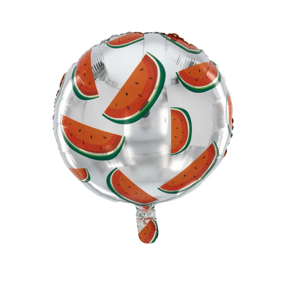 Fruit Helium Ballon Watermeloen Leeg 45cm van VDV Benefit koop je bij Partywinkel