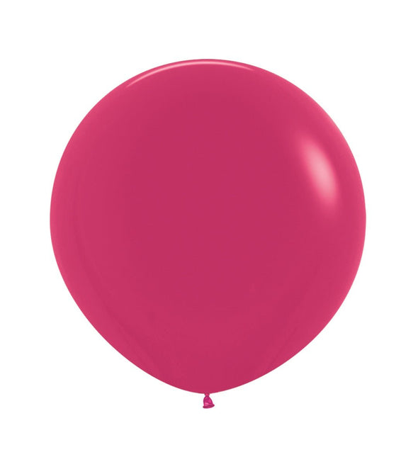 Fuchsia Ballonnen Framboos 61cm 3st van Sempertex koop je bij Partywinkel