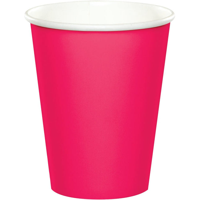 Fuchsia Bekers 256ml 24st van Creative Converting koop je bij Partywinkel