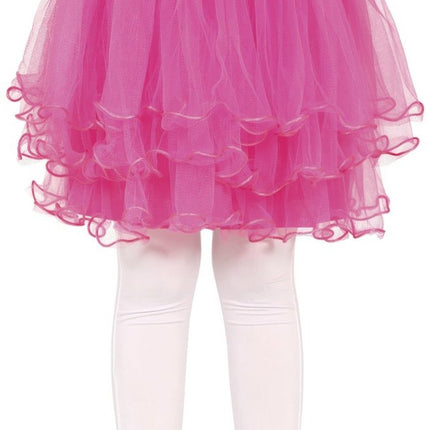 Fuchsia Tutu Meisje Ruches 30cm van Fiestas Guirca koop je bij Partywinkel