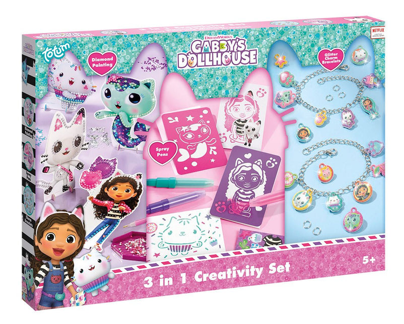 Gabby'S Dollhouse Knutselset 3 delig - Partywinkel - 8714274420366