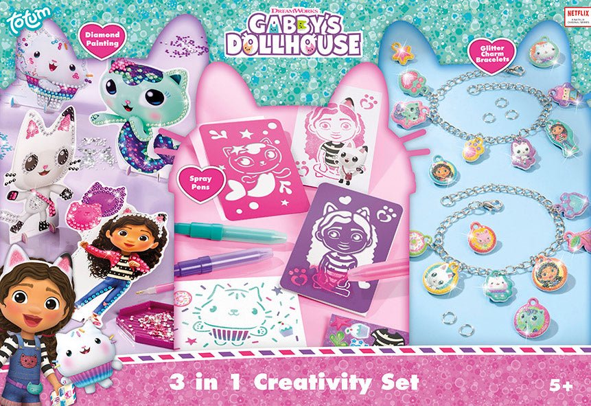 Gabby'S Dollhouse Knutselset 3 delig - Partywinkel - 8714274420366