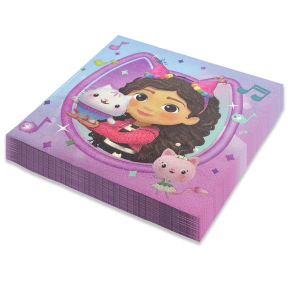 Gabby'S Dollhouse Servetten 20st van VDV Benefit koop je bij Partywinkel
