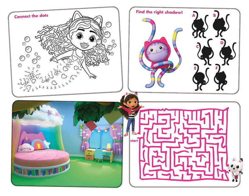 Gabby'S Dollhouse Stickers 7st - Partywinkel - 8714274420380