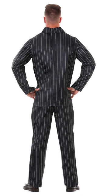 Gangster Kostuum Donkerblauw Heren - Partywinkel - 8434077846551
