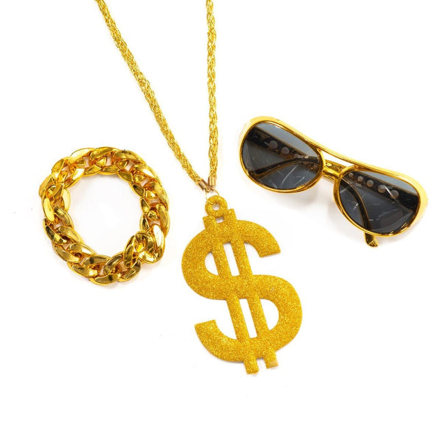 Gangster Set 3 delig van Partychimp koop je bij Partywinkel