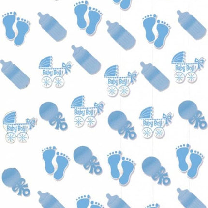 Geboorte Hangdecoratie Jongen 2,1m 6st van Riethmueller koop je bij Partywinkel