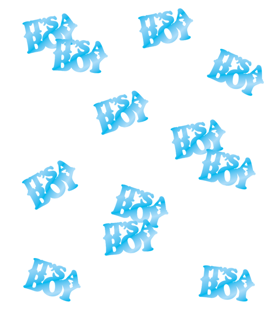 Geboorte Tafelconfetti Lichtblauw 14gr van Paper Dreams koop je bij Partywinkel