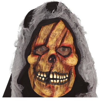 Geel Halloween Masker Skelet van Fiestas Guirca koop je bij Partywinkel