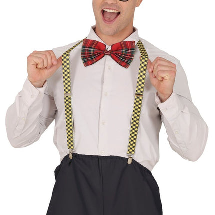 Gekleurde Accessoireset Nerd 3 delig - Partywinkel - 8434077163757