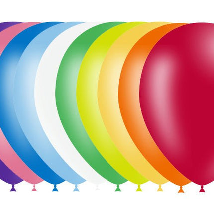 Gekleurde Ballonnen 25cm 50st - Partywinkel - 8436540862839