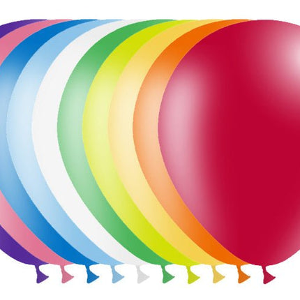 Gekleurde Ballonnen 30cm 50st - Partywinkel - 8436540866158