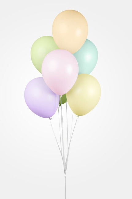 Gekleurde Ballonnen Pastel Macaron 30cm 100st van WeFiesta koop je bij Partywinkel