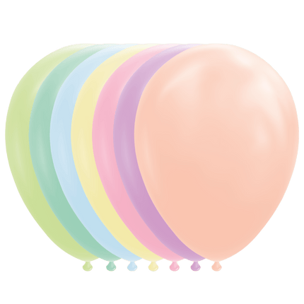 Gekleurde Ballonnen Pastel Macaron 30cm 10st van WeFiesta koop je bij Partywinkel