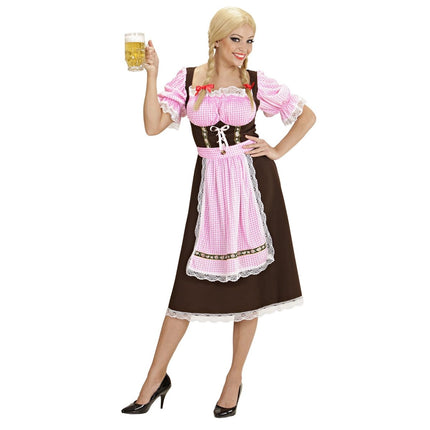 Gekleurde Dirndl Jurk Oktoberfest Dames van Widmann koop je bij Partywinkel