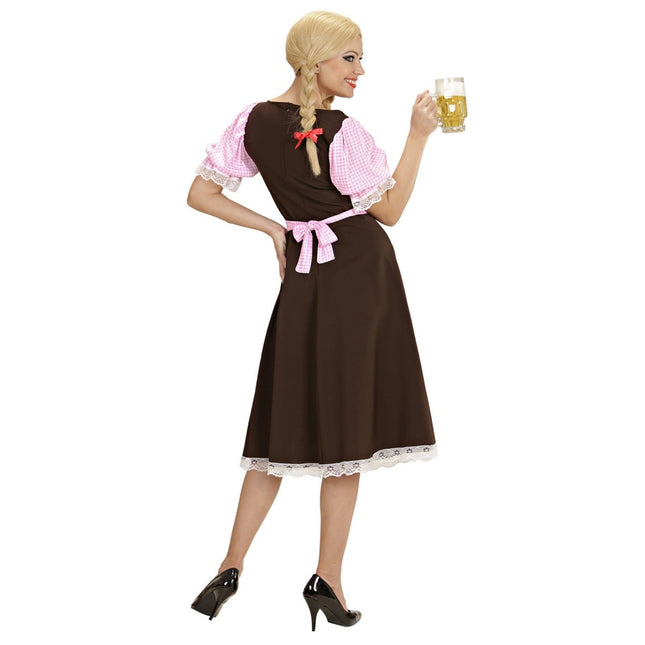 Gekleurde Dirndl Jurk Oktoberfest Dames van Widmann koop je bij Partywinkel