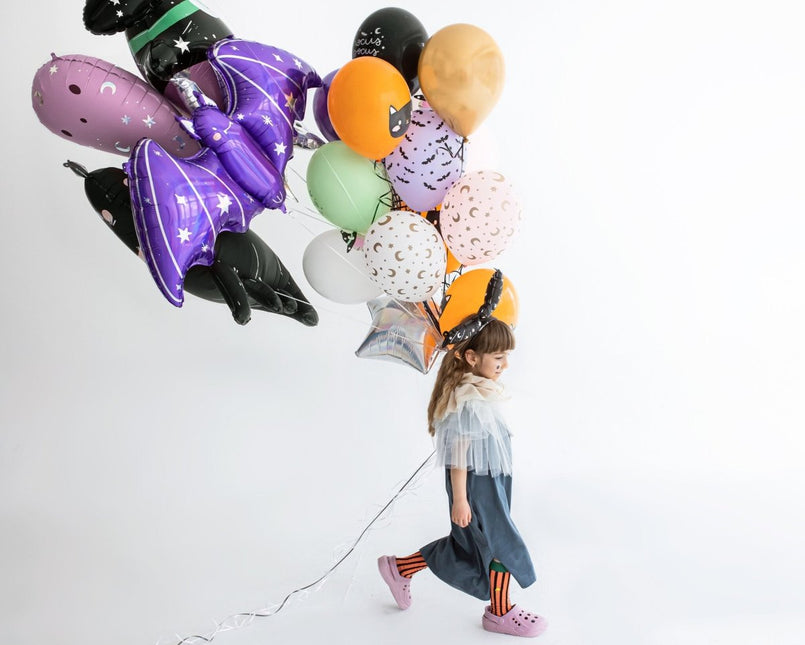 Gekleurde Halloween Ballonnen 30cm 50st van Partydeco koop je bij Partywinkel