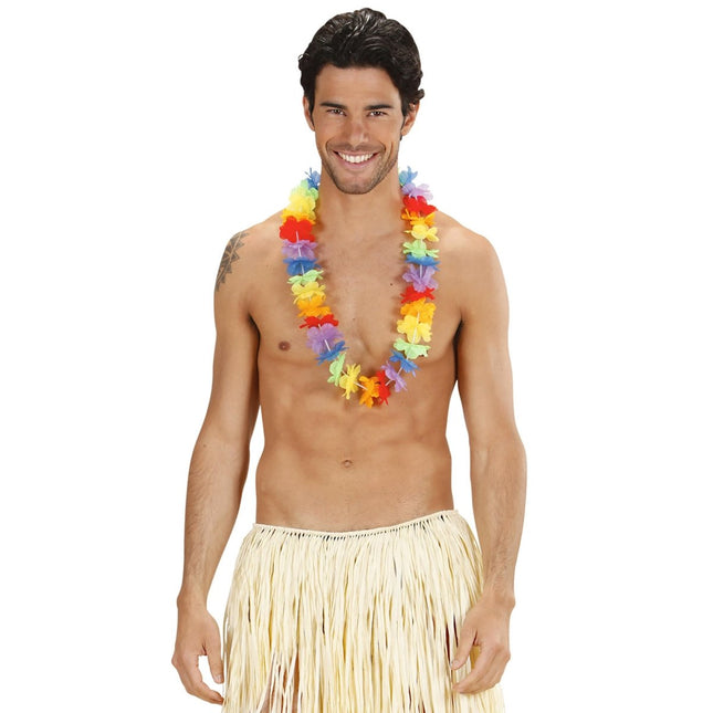 Gekleurde Hawaii Krans van Widmann koop je bij Partywinkel