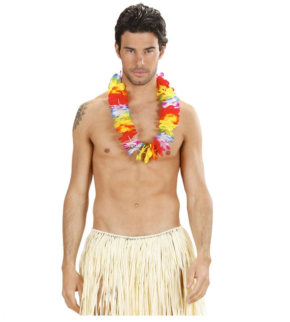 Gekleurde Hawaii Krans Luxe van Widmann koop je bij Partywinkel