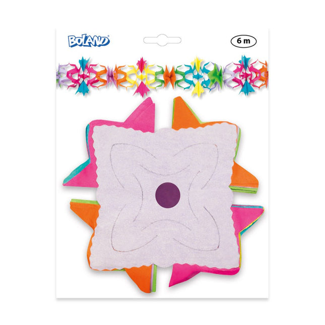 Gekleurde Slinger Bloemen Gemixed 6m van Boland koop je bij Partywinkel