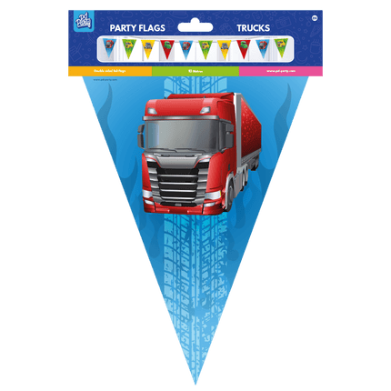 Gekleurde Slinger Truks - Partywinkel - 8716764237812