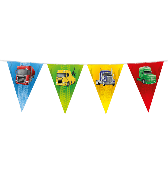 Gekleurde Slinger Truks - Partywinkel - 8716764237812