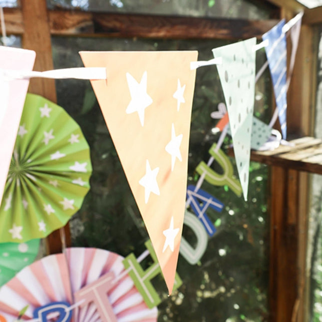 Gekleurde Slingers Eco 6m van Folat koop je bij Partywinkel