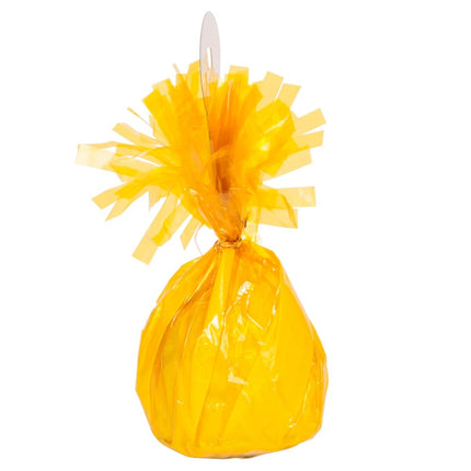 Gele Ballon Gewicht 21cm van Unique koop je bij Partywinkel