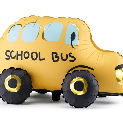 Gele Helium Ballon Schoolbus Leeg 66cm - Partywinkel - 5904555049048