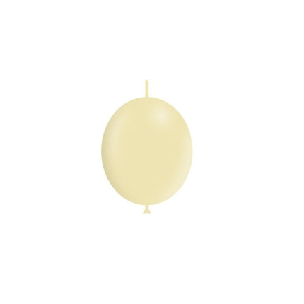 Gele Knoopballonnen 15cm 100st van Balloonia koop je bij Partywinkel