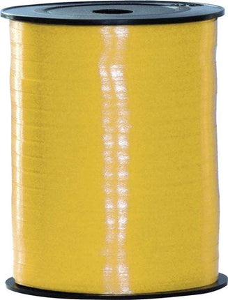 Gele Lint 10Mm 250m van Haza Witbaard koop je bij Partywinkel