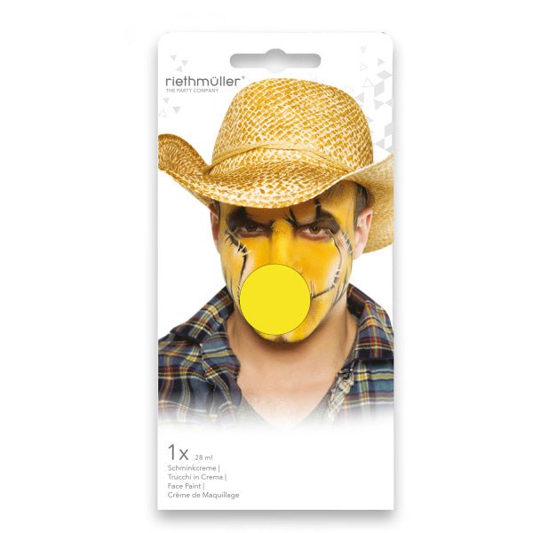 Gele Schmink 28ml van Riethmueller koop je bij Partywinkel