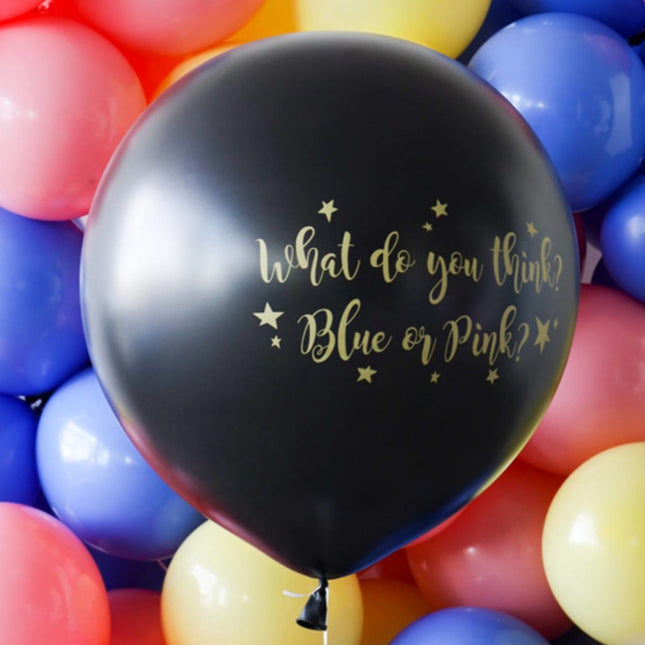 Gender Reveal Ballon Meisje Metallic 90cm van Folat koop je bij Partywinkel