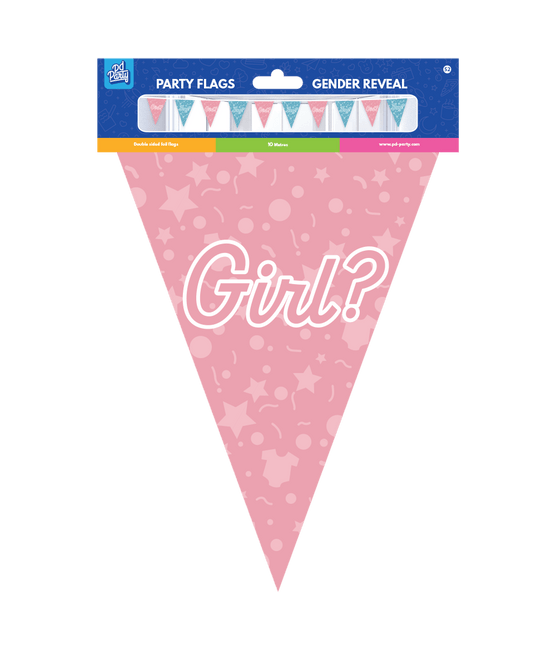 Gender Reveal Slinger Boy Or Girl 10m van Paper Dreams koop je bij Partywinkel