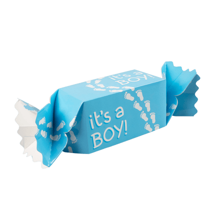 Geschenkdoosje Het Is Een Jongen 26cm van Paper Dreams koop je bij Partywinkel