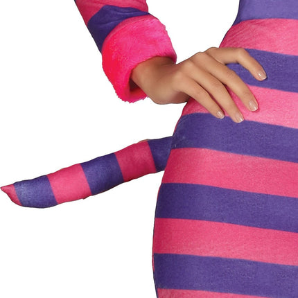 Gestreepte Kat Kostuum Dames van Fiestas Guirca koop je bij Partywinkel