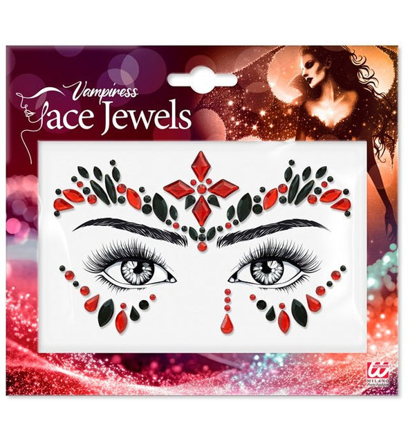 Gezichtsdecoratie Vampier Halloween van Widmann koop je bij Partywinkel