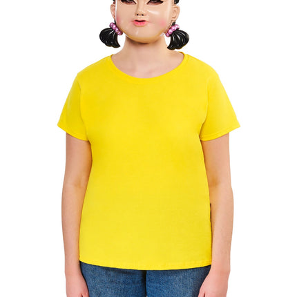 Máscara Muñeca Niña - Juego del Calamar