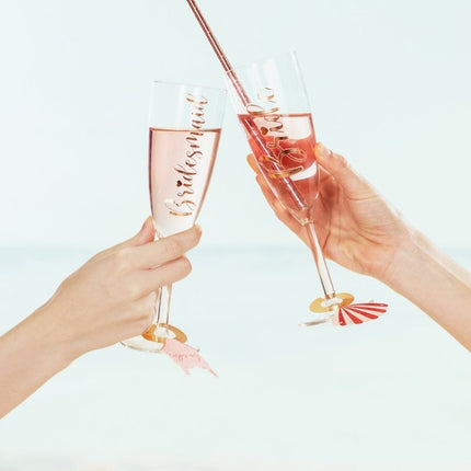 Glasmarkers Bride 10st van Partydeco koop je bij Partywinkel