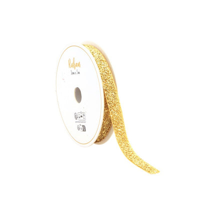 Cinta Dorada Purpurina 10Mm 3m