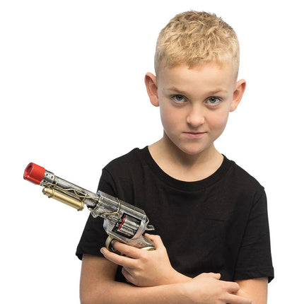 Goud Nep Pistool Steamcarbine 30cm van Boland koop je bij Partywinkel