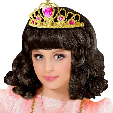 Goud Roze Tiara van Widmann koop je bij Partywinkel